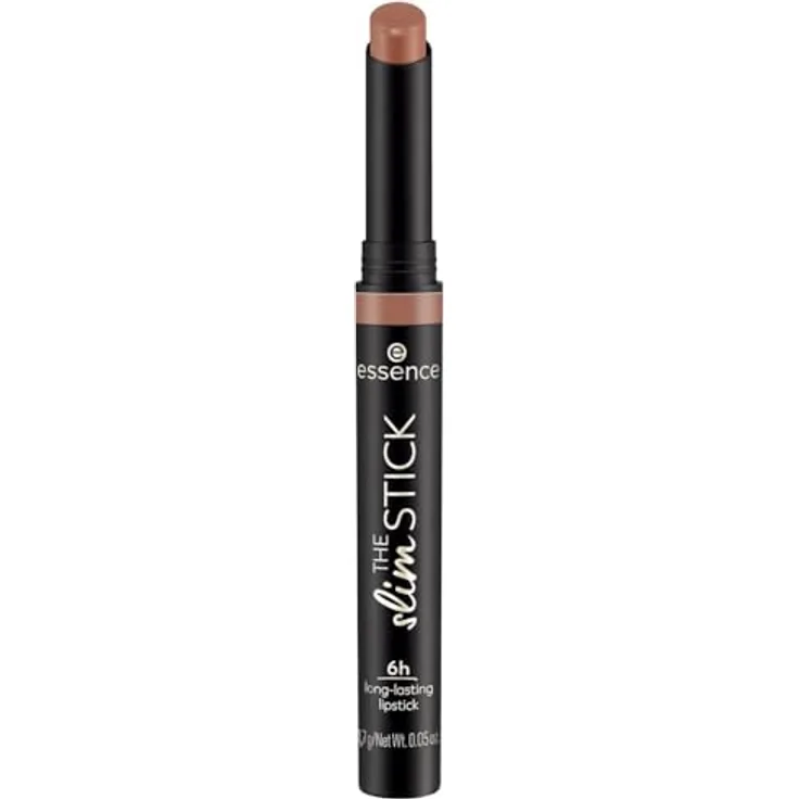 essence cosmetics THE slim STICK Lippenstift Nr. 101 Nude langanhaltend pflegend Expressergebnis farbintensiv matt vegan 1er Pack (1.7g)