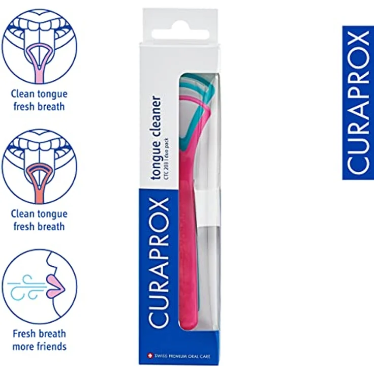 Curaprox CTC 203 Zungenreiniger im Blister 2 St. – Bild 3