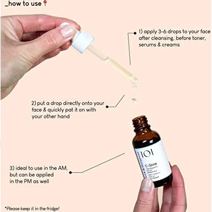 Geek & Gorgeous - C-Glow - Serum mit 15% Vitamin C für das Gesicht, 30 ml, Hochdosiert, Leistungsstarke Gesichtspflege, Klinisch getestet – Bild 4