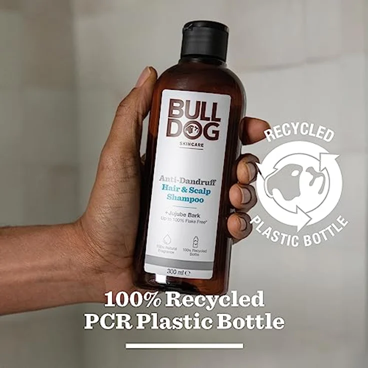 Bulldog Skincare Anti-Dandruff Shampoo, 300ml, revitalisierendes Shampoo für Männer gegen Schuppen, spendet Feuchtigkeit und stimuliert Haarwuchs – Bild 7