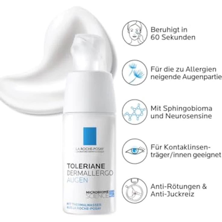 La Roche-Posay Toleriane Dermallergo Augen Augencreme 20 ml – Bild 2
