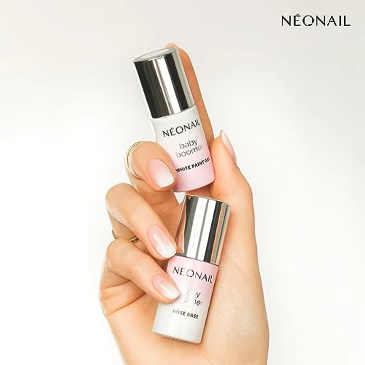 NEONAIL Base Coat Baby Boomer Rose, Nagellack für Damen 7,2 ml, halbtransparente Deckkraft, perfekte Basis für French- und Babyboomer-Maniküre – Bild 5