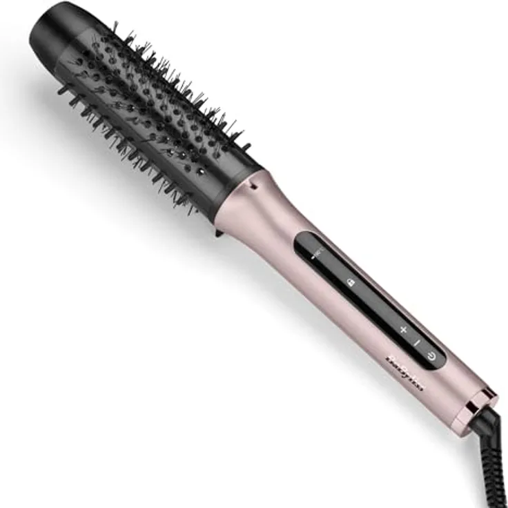 BaByliss HSB200E, Lockenstab Volume Boost mit keramischer Beschichtung, rosa, 4 Temperaturstufen, automatische Ausschaltung und Überhitzungsschutz
