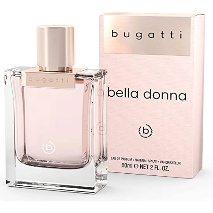 bugatti Parfüm Damen bella donna EdP 60ml I sinnliches Eau de Parfum mit Pfirsich, Jasmin & Moschus I süß, würzig & elegant