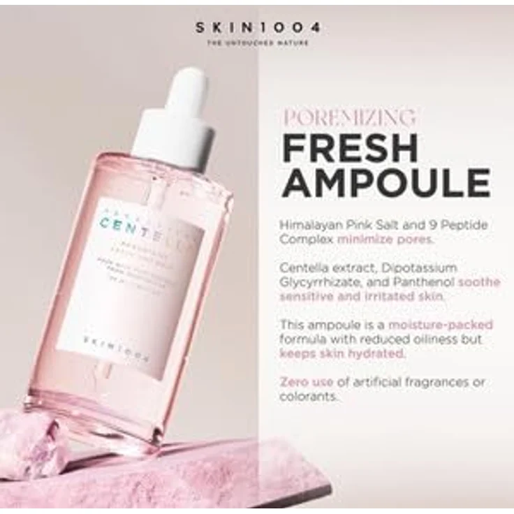SKIN1004 Madagascar Centella Poremizing Fresh Ampoule, entgiftendes Gesichtsserum zur Straffung der Haut und Verfeinerung der Poren, 30 ml – Bild 4