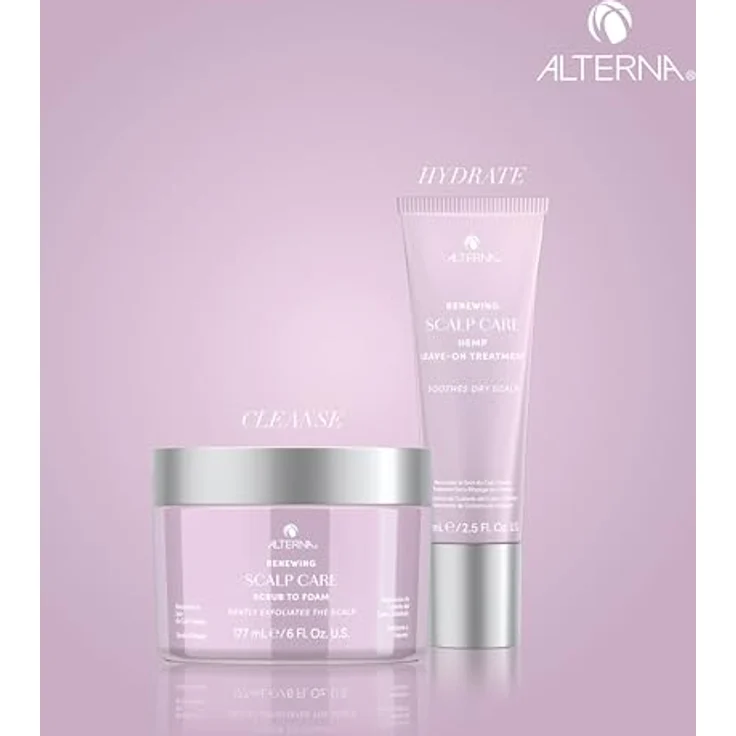 Alterna Renewing Scalp Care Hemp Leave-on Treatment, feuchtigkeitsspendende Haarkur für trockene Kopfhaut, 74 ml – Bild 8