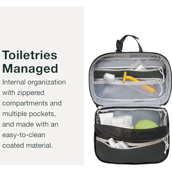 Osprey, Necessaire, Transporter Hanging Kulturbeutel, Schwarz, (3 l) – Bild 4