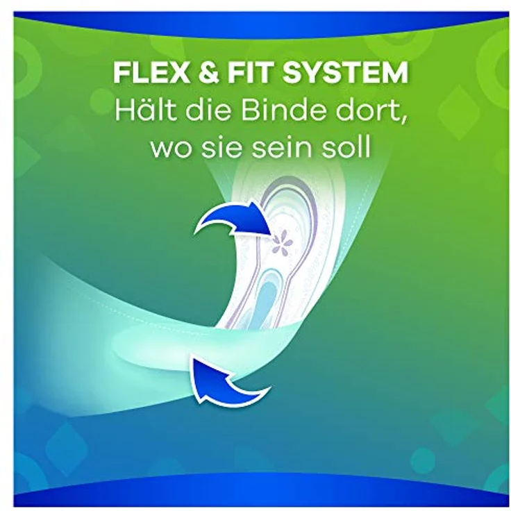 Always Ultra Damenbinde Größe 1 Normal ohne Flügel InstantDry Technologie dickere Binden mit einer angenehmen Passform Auslaufschutz 14 Stück – Bild 5