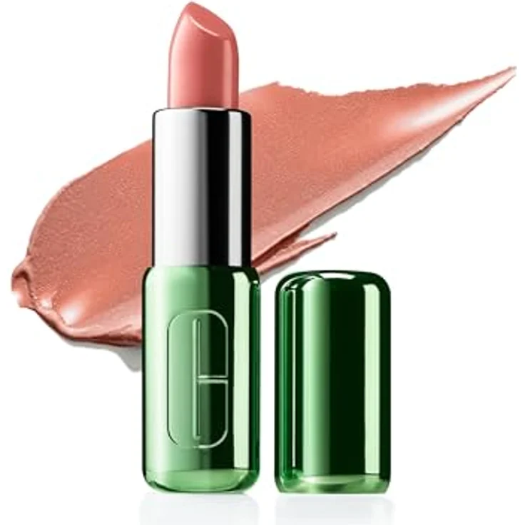 Clinique Pop Longwear Lipstick 01 Nude Pop, langlebiger Lippenstift mit integriertem Primer, 3,9 g – Bild 2