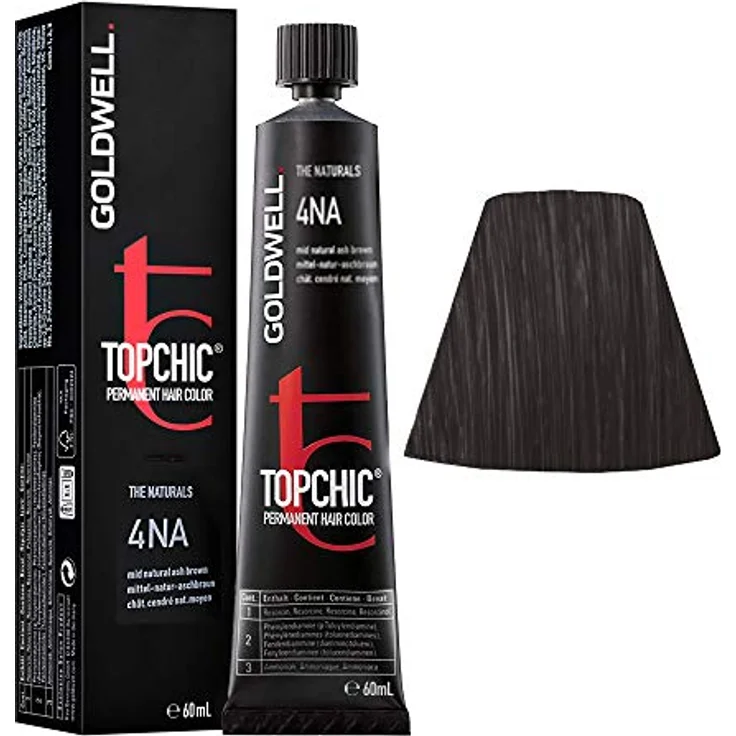 Goldwell Topchic Haarfarbe 4NA mittel-natur aschbraun 60 ml – Bild 2
