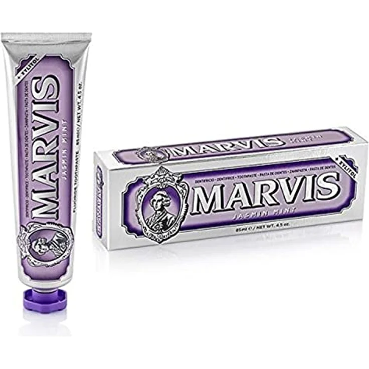 Marvis Jasmin Mint 85 ml, mit Jasmin- & Minzgeschmack, für die tägliche Zahnreinigung – Bild 2