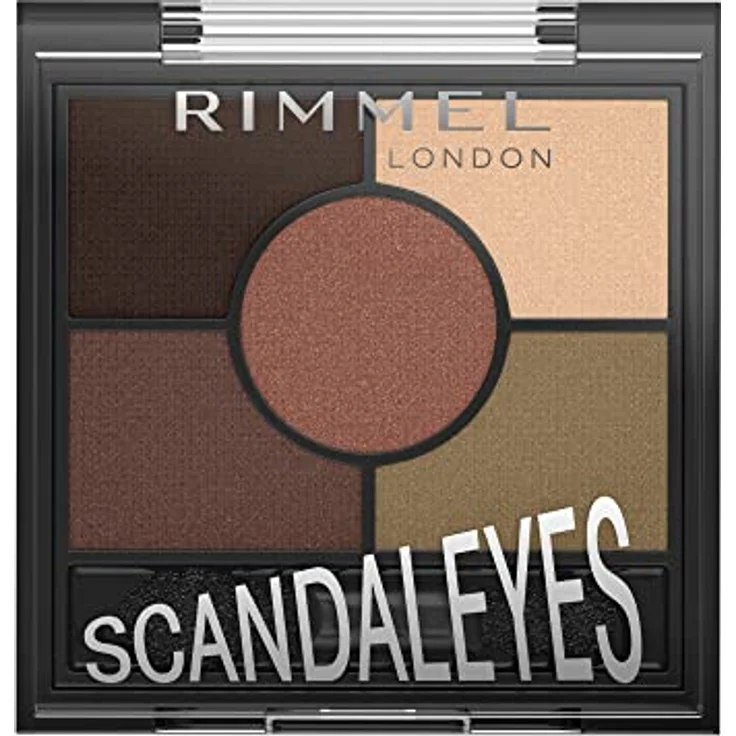 Rimmel London Augenschatten-Palette Glam'Eyes HD Lidschattenpalette Multireflektierend, Shimmernd, Warm (Braun) 4g – Bild 1