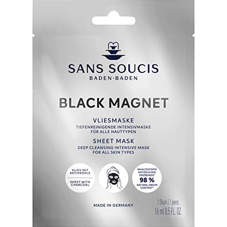 Sans Soucis - Black Magnet Vliesmaske - 16 g