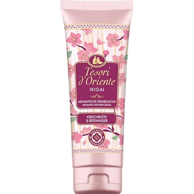 Tesori d'Oriente Cremedusche "Ikigai", aromatisches Duschgel mit Kirschblüte und Reiswasser, 250ml – Bild 1