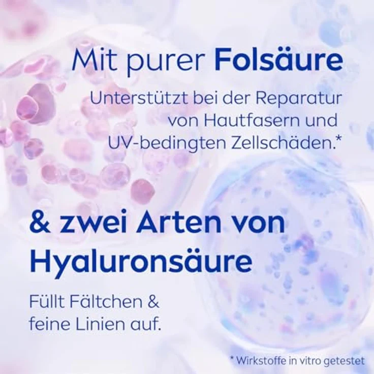 NIVEA Cellular Expert Filler Konzentriertes Anti-Age Serum, Hyaluron- und Folsäure, für jünger aussehende Haut (40 ml) – Bild 3