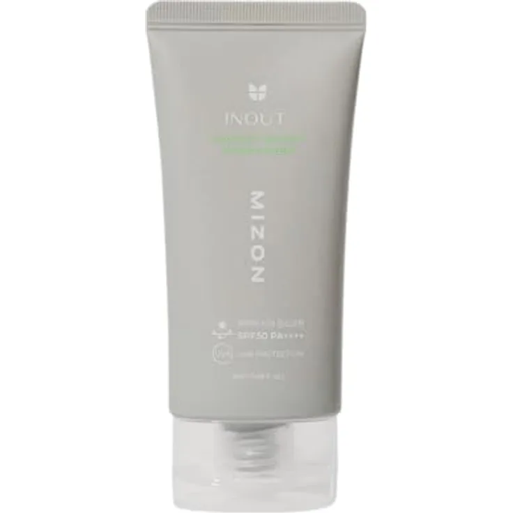 MIZON INOUT WATERY SHEER SUNSCREEN SPF50 PA++++, 50 ml, ultra feuchtigkeitsspendend, 24-Stunden-Sonnenschutz, geeignet für Akne/empfindliche Haut, 100% vegan