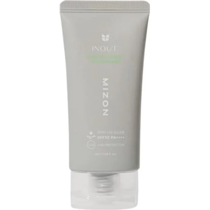 MIZON INOUT WATERY SHEER SUNSCREEN SPF50 PA++++, 50 ml, ultra feuchtigkeitsspendend, 24-Stunden-Sonnenschutz, geeignet für Akne/empfindliche Haut, 100% vegan – Bild 1