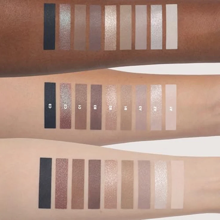 Anastasia Beverly Hills Haze Mini Eye Shadow Palette, 9 hochpigmentierte Lidschatten in matten und metallischen Finishes, 0,9 g – Bild 5