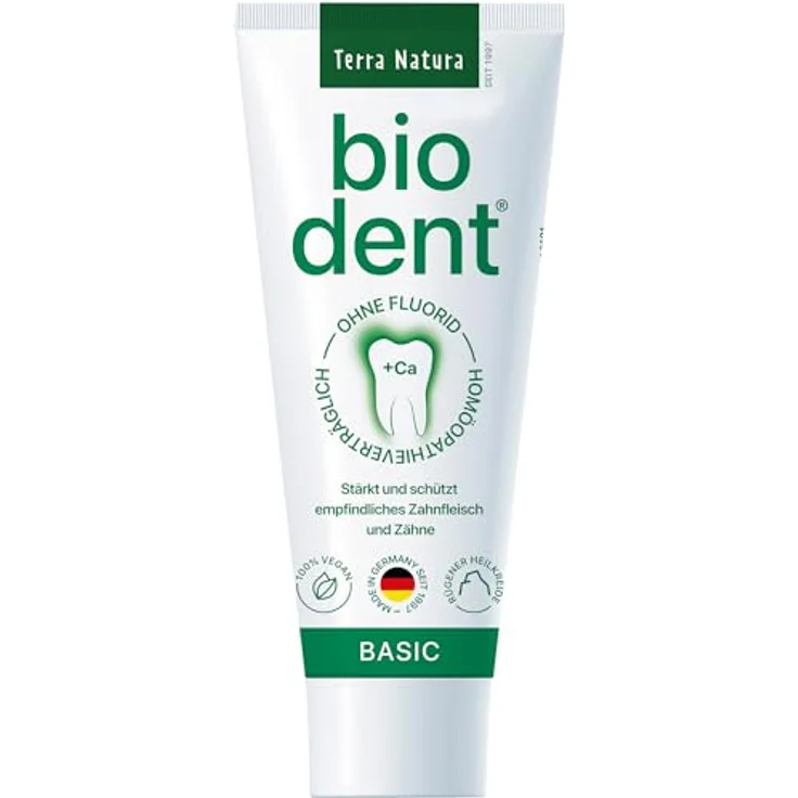 Terra Natura Biodent Stevia Basic 75 ml, für die tägliche Zahnreinigung – Bild 2