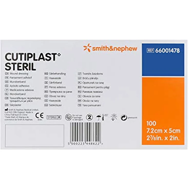 Smith & Nephew Cutiplast steril Wundverband 7.2 cm x 5 cm 100er Pack – Bild 4