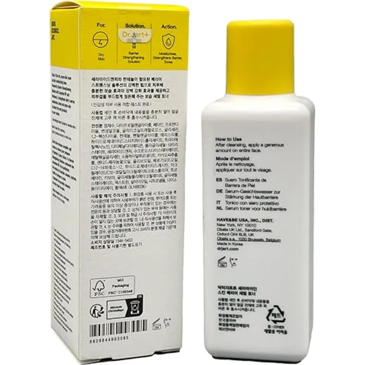 Dr.Jart+ Ceramidin Skin Barrier Serum Toner, 150ml, pflegender Toner & Serum mit Panthenol und Ceramiden – Bild 3