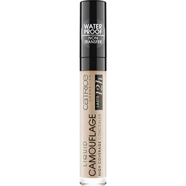 Catrice Liquid Camouflage High Coverage Concealer, Abdeckstift, hält 12 Stunden, Nr. 020 Light Beige, nude, für Mischhaut, für unreine Haut, langanhaltend, vegan, ölfrei, wasserfest (5ml) – Bild 1