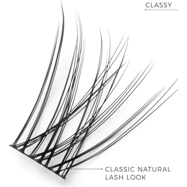 NANOLASH Classy Wimpern, Falsche Wimpern für Wimpernverlängerung, 36 Segmente in 3 Größen (10 mm, 12 mm, 14 mm) – Bild 3