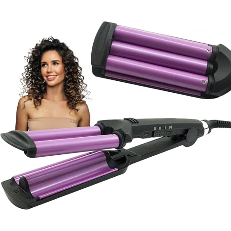 Lockenstab mit 3 Zweigen, Lockeneffekt, professionell, 200 °C – Bild 2