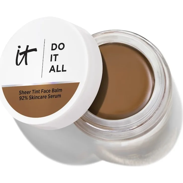 IT Cosmetics Do it All Tint Face Balm Foundation, getönte Feuchtigkeitscreme mit transparenter Deckkraft, 18 g - RICH DEEP NEUTRAL