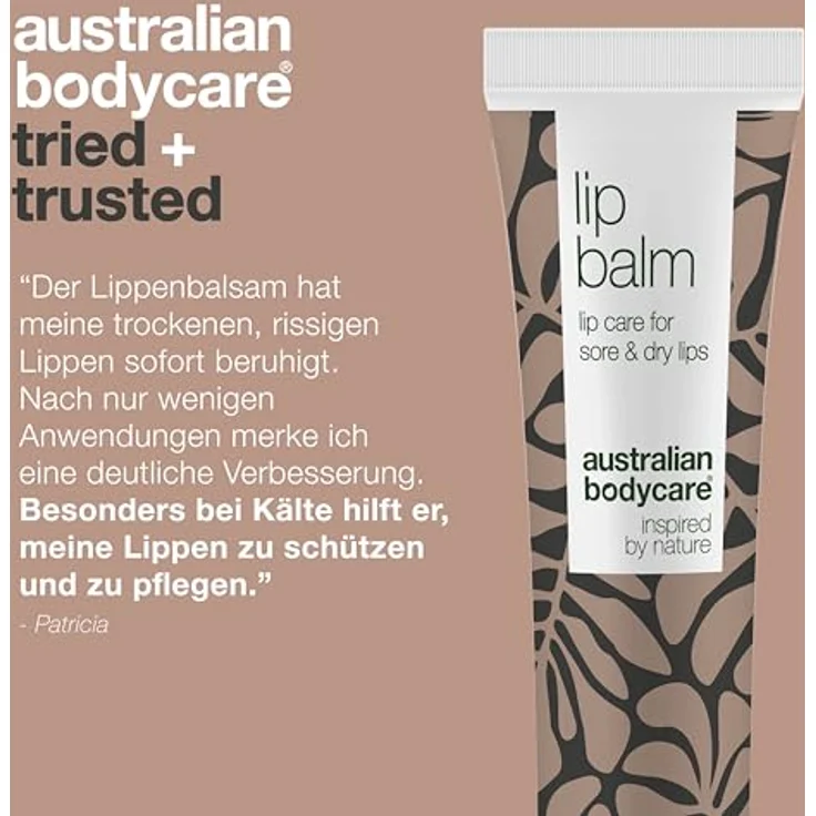 Australian Bodycare Lip Balm, nährender Lippenbalsam für trockene Lippen, 15 ml, intensive Feuchtigkeitspflege – Bild 5