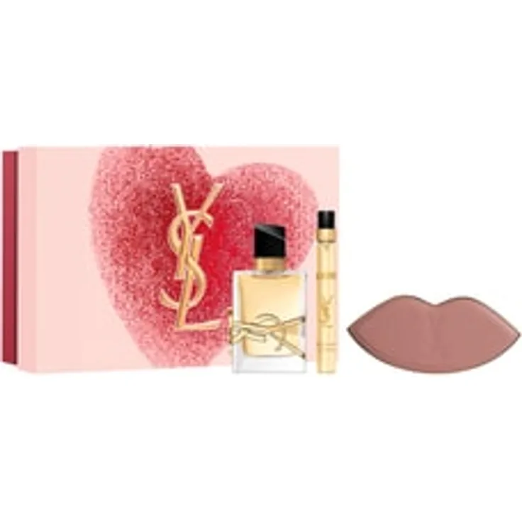 Yves Saint Laurent Libre Set, Damen-Duftset mit 50 ml EDP, 10 ml EDP und Spiegel, blumiger Duft mit Mandarine und Jasmin