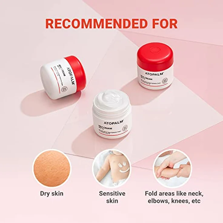 Atopalm MLE Cream, Gesichtscreme mit MLE-Technologie, 100 ml, 24h Feuchtigkeitsspender für trockene Haut – Bild 6