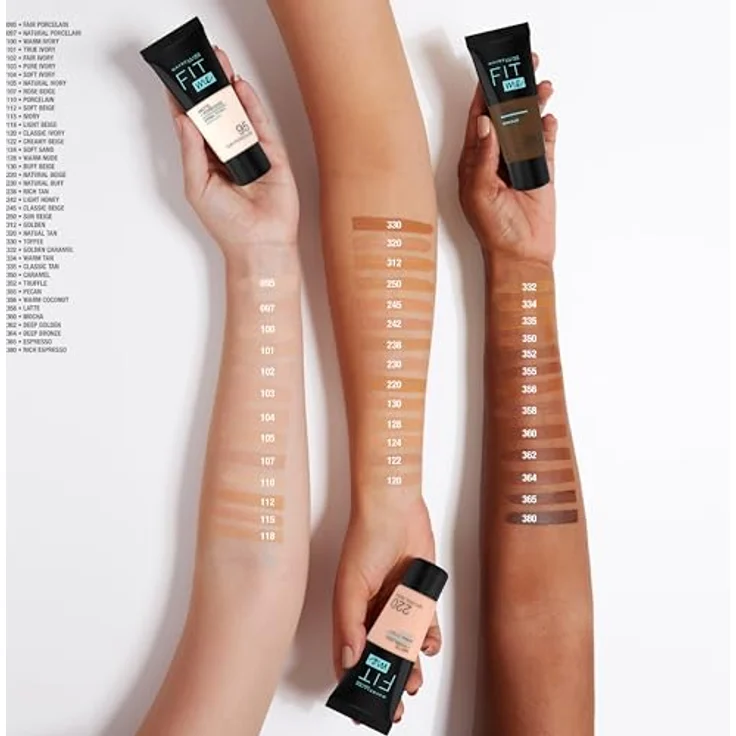 Maybelline Fit Me Matte & Poreless Foundation 380 Rich Expresso 30 ml – Bild 2