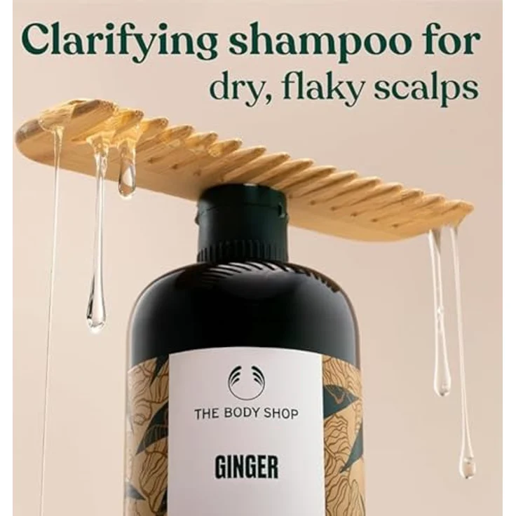 The Body Shop Ingwer Anti-Schuppen-Shampoo, 400 ml Flasche für schuppige Kopfhaut – Bild 2