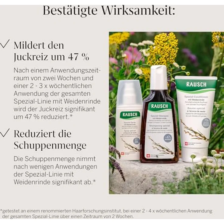 Rausch RAUSCH Spezial-Spray mit Weidenrinde, 100 ml, Pflege für trockenes Haar – Bild 7