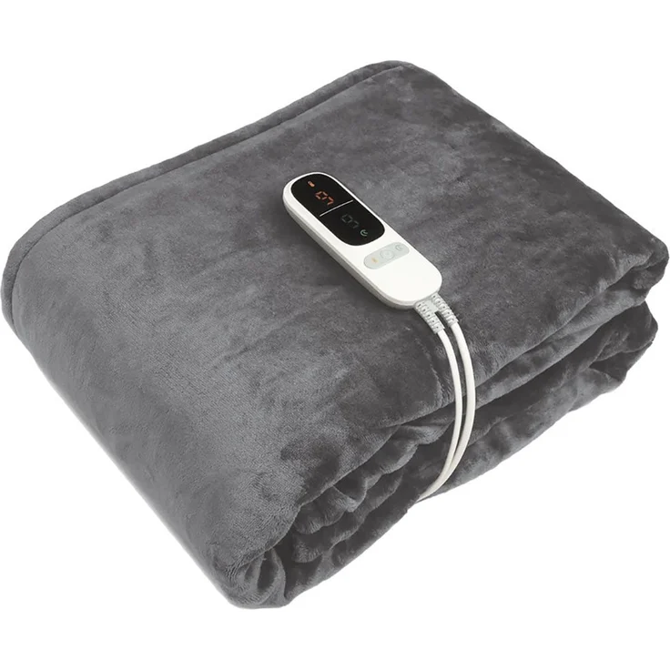 Sonnenkönig Heizdecke Lenny, 160W Fleece-Wärmedecke mit Ladestation, Fernbedienung, 9 Temperaturstufen, Überhitzungsschutz, 160x180 cm, PTC-Heizsystem
