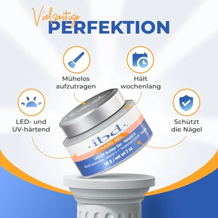 LED / UV Builder Gel Natural II 56 g – Bild 3