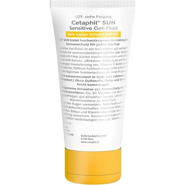 Cetaphil Sun Daylong SPF 50+ Sensitive Gel-Fluid Gesicht Sonnencreme 50 ml – Bild 2