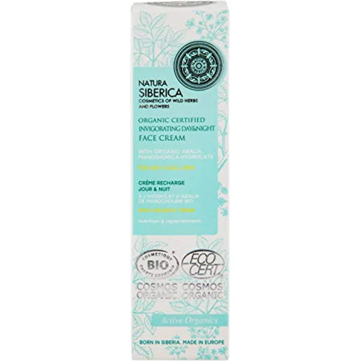 Natura Siberica Crema de Día y Noche Facial Vigorizante, 50 ml, feuchtigkeitsspendend mit Vitamin B, C und Hyaluronsäure – Bild 2