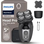 PHILIPS Head Shaver Pro Series 7000, Glatzenrasierer mit 360°-Scherkopf, ComfortCut-Klingen, wasserdicht, Modell HS7980/15