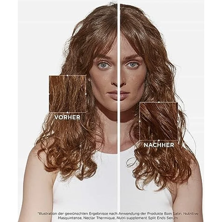 Kérastase Nutritive, Nachtserum für normales bis leicht trockenes Haar, Nährend und glättend für mehr Glanz und Geschmeidigkeit, Ohne Parabene, 8H Magic Night Serum, 90 ml – Bild 3