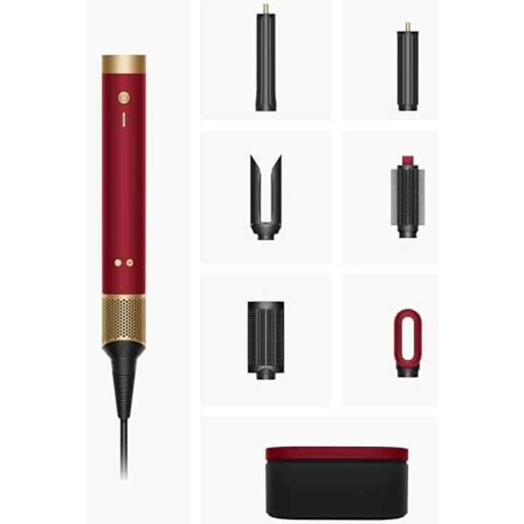 Dyson Airwrap Co-anda 2x, Multi-Haarstyler und -trockner Straight + Wavy, 2x starker Luftstrom, Red Velvet – Bild 3