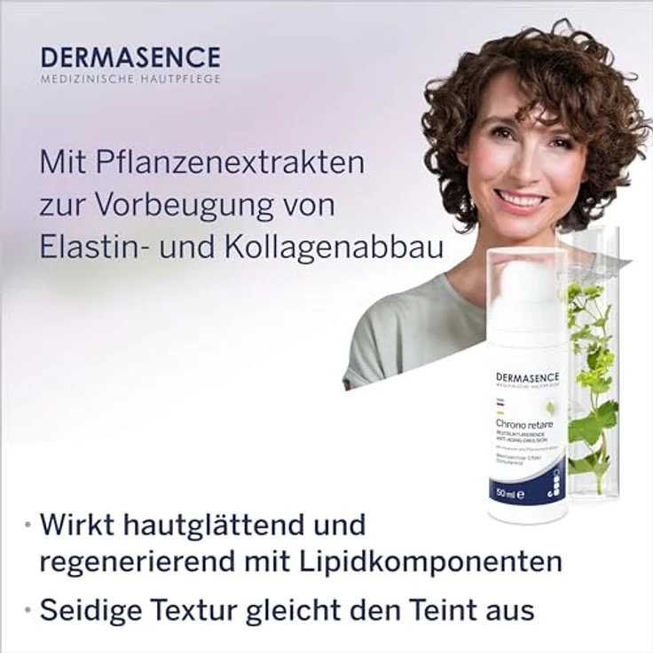 DERMASENCE Chrono retare restrukturierende Anti-Aging-Emulsion, 50 ml - Stimulierende Emulsion mit Weichzeichner-Effekt  – Bild 4