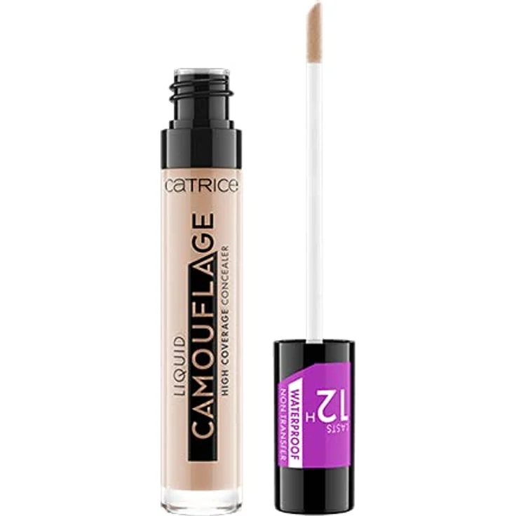 Catrice Liquid Camouflage High Coverage Concealer, wasserfester Abdeckstift mit 12h Deckkraft, 3x5ml, Nr. 010 Porcellain, für alle Hauttypen – Bild 2