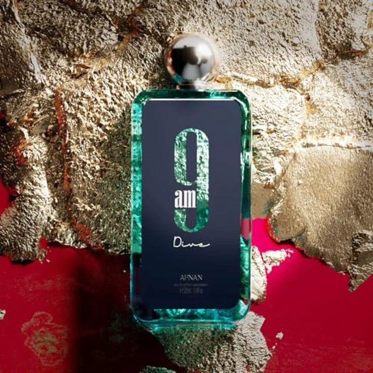 Afnan 9 am Dive Eau de Parfum unisex 100 ml EDP, Herren, Geschenk, belebender Duft – Bild 5