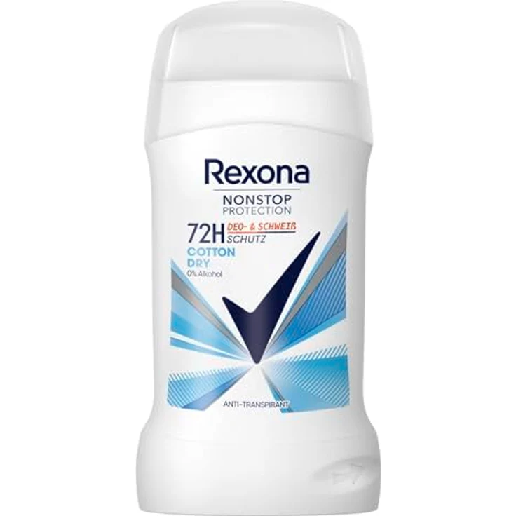 Rexona Nonstop Protection Deo Stick Cotton Dry Anti Transpirant, 72 Stunden Schutz vor Schweiß und Körpergeruch 50 ml – Bild 1