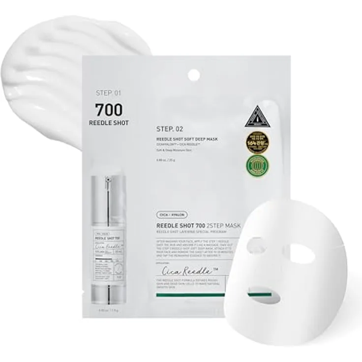 VT COSMETICS Reedle Shot 700, 2-Step Gesichtsmaske zur Reinigung, 1.5 g