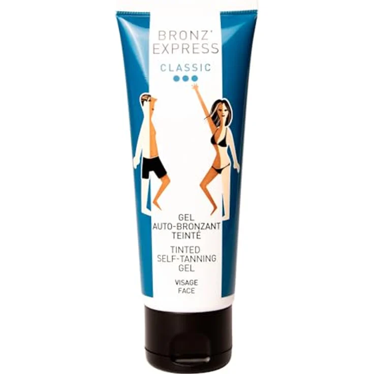 Académie BRONZ' EXPRESS GEL AUTO-BRONZANT TEINTÉ, Getönter Selbstbräuner in nicht fettender Textur, 75 ml – Bild 1