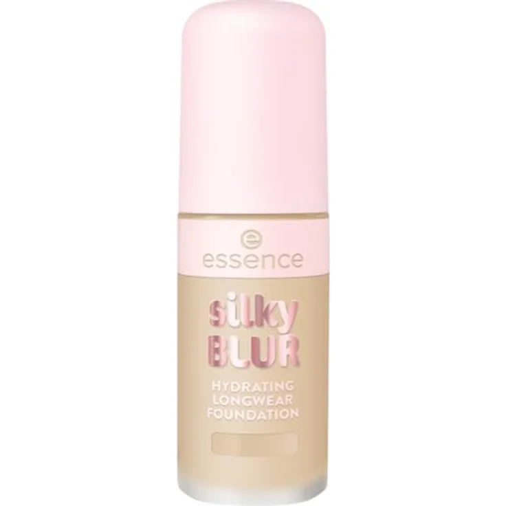 essence silky BLUR, natürlich deckendes Make-up mit Feuchtigkeitsspende und mattem Finish, Farbton 168, 30 ml