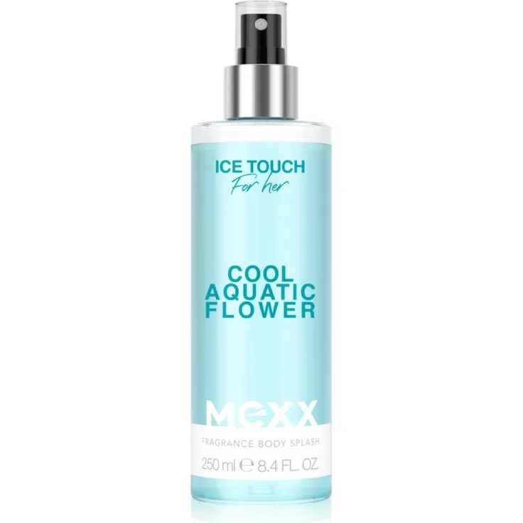 Mexx Ice Touch Cool Aquatic Flower New, erfrischendes Bodyspray für Damen, blumiger Zitrusduft, 250 ml